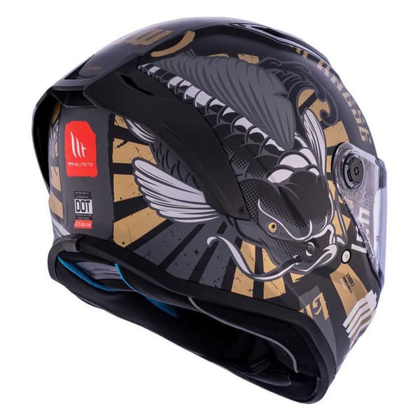 Mt Helmets Stinger 2 Krt Fullface-hjälm Svart S