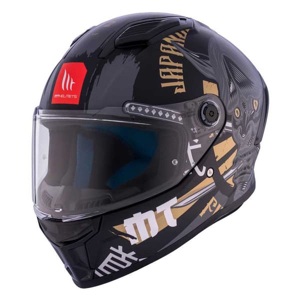 Mt Helmets Stinger 2 Krt Fullface-hjälm Svart S