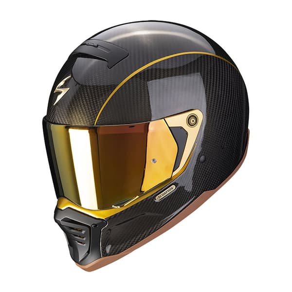 Scorpion Exo-hx1 Carbon Se Kokokypärä Musta,Kultainen S