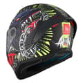 Miniatyrbild 4 av 8: Mt Helmets Stinger Ii Akin Fullface-hjälm Svart S