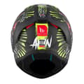 Miniatyrbild 8 av 8: Mt Helmets Stinger Ii Akin Fullface-hjälm Svart S