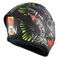 Miniatyrbild 2 av 8: Mt Helmets Stinger Ii Akin Fullface-hjälm Svart S
