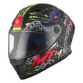 Miniatyrbild 1 av 8: Mt Helmets Stinger Ii Akin Fullface-hjälm Svart S