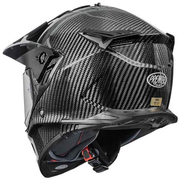 Premier Helmets 23 Discovery Carbon Pinlock Included Offroadhjälm Svart XL