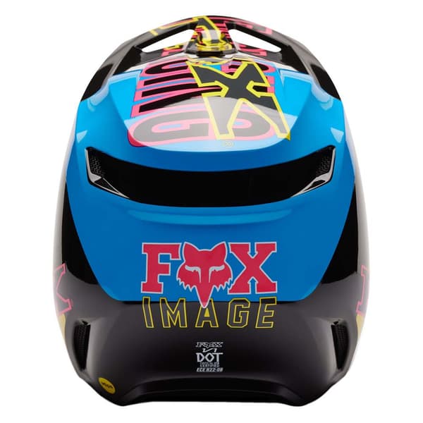 Fox Racing Mx V1 Barbed Wire Special Edition Offroadhjelm Lilla 2XL