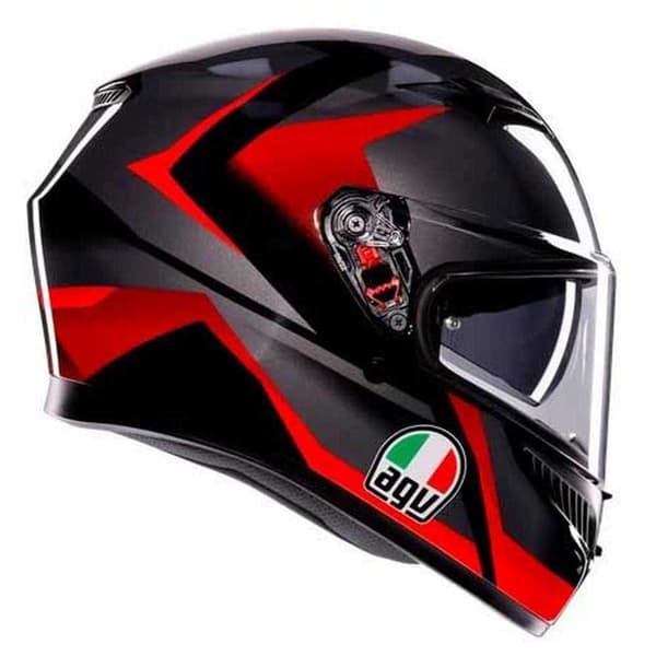 Agv K3 Fullface-hjälm Svart 2XL