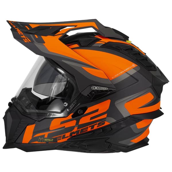 Ls2 Mx701 Explorer Alter Fullface-hjälm Orange XL
