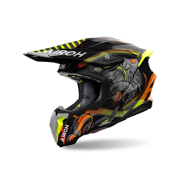 Airoh Twist Iii Toxic Offroadhjelm Flerfarvet S