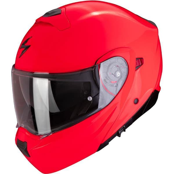Scorpion Exo-930 Evo Solid Modulær Hjelm Rød 2XL