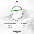 Miniatyrbild 3 av 3: Head - 328172-XXS - Mojo/Maja Visor Skihelmet Skihelm Youth Unisex