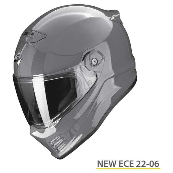 Scorpion Covert Fx Solid Fullface-hjälm Grå XL