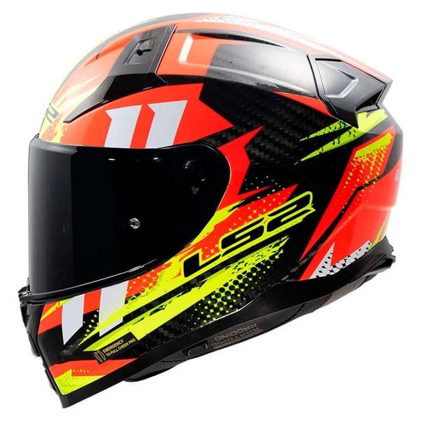 Ls2 Ff811 Vector Ii Carbon Tantic Fullface-hjelm Sort M