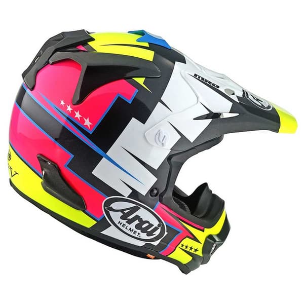 Arai Mx-v Evo Battle Offroadhjelm Flerfarvet S