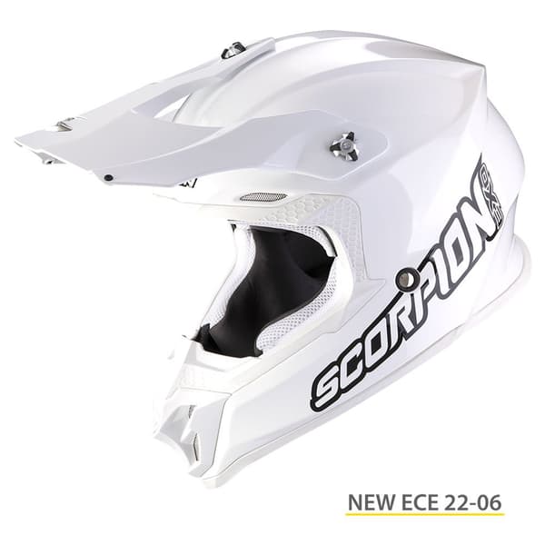 Scorpion Vx-16 Evo Air Solid Offroadhjälm Vit XL