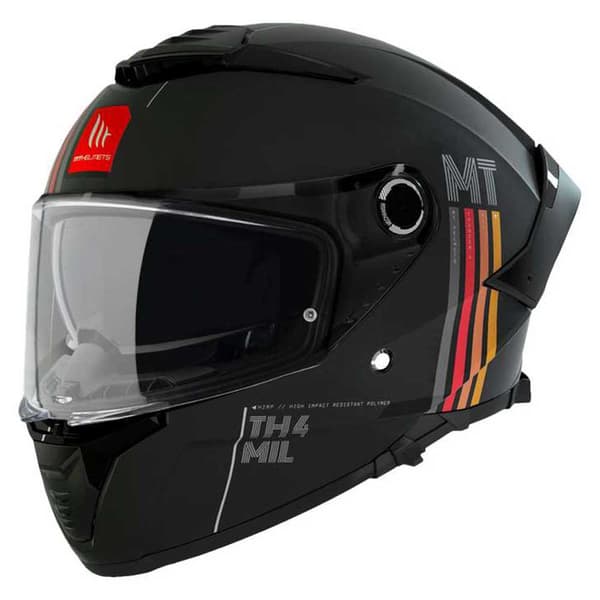 Mt Helmets Thunder 4 Sv Mil A11 Fullface-hjälm Svart S