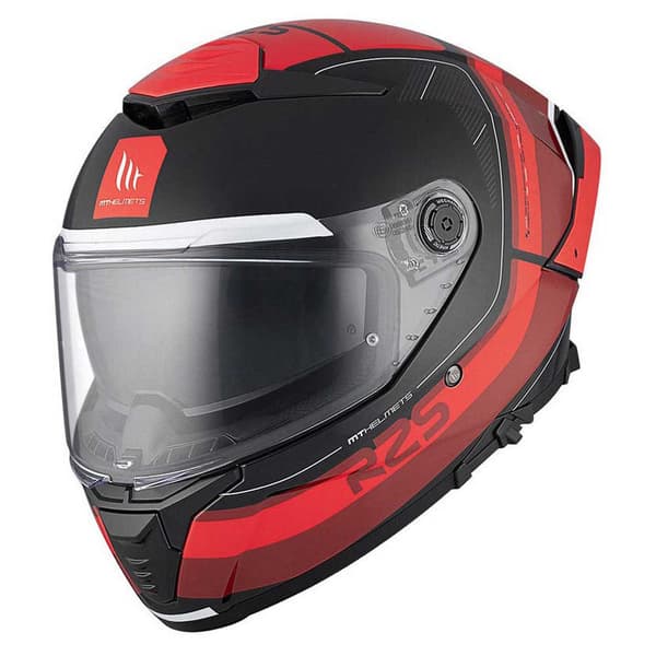 Mt Helmets Thunder 4 Sv R25 Fullface-hjelm Rød,Sort XS