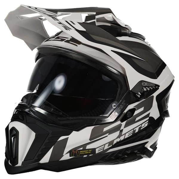 Ls2 Mx701 Explorer Alter Fullface-hjelm Hvid 3XL