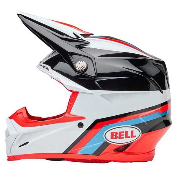Bell Moto 9s Flex Merchant Offroadhjelm Hvid,Sort S