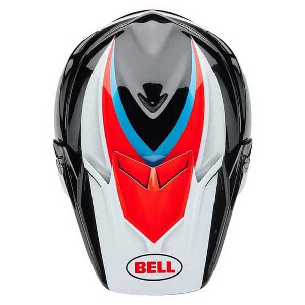 Bell Moto 9s Flex Merchant Offroadhjelm Hvid,Sort S