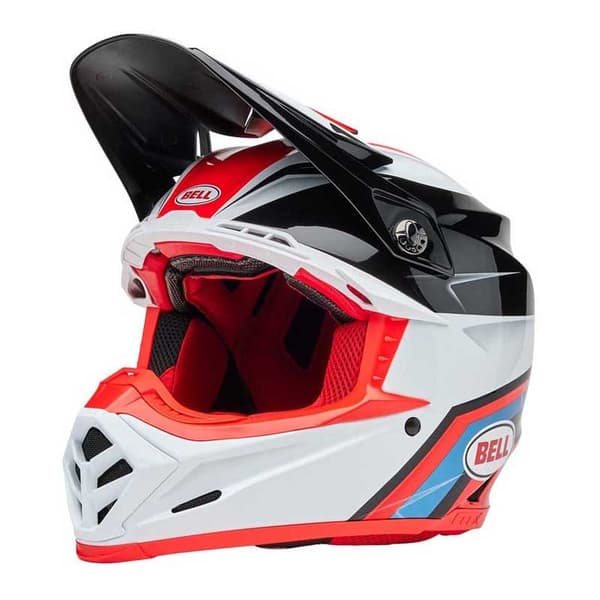 Bell Moto 9s Flex Merchant Offroadhjelm Hvid,Sort S