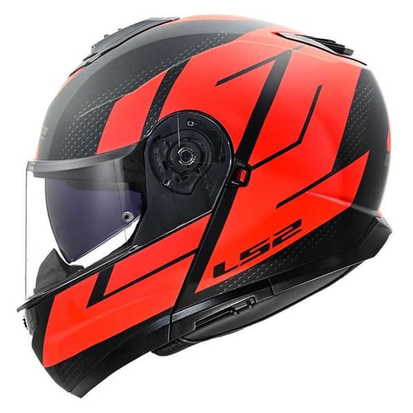 Ls2 Ff908 Strobe Ii Monza Modulär Hjälm Svart 2XL