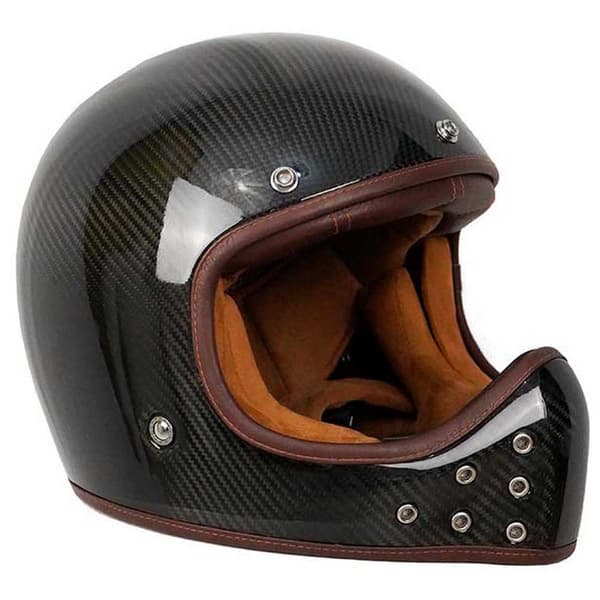 By City The Rock Carbon R.22.06 Fullface-hjelm Sort S