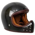 Miniatyrbillede 3 af 4: By City The Rock Carbon R.22.06 Fullface-hjelm Sort S