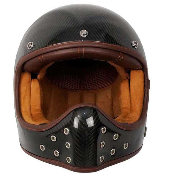 By City The Rock Carbon R.22.06 Fullface-hjelm Sort S