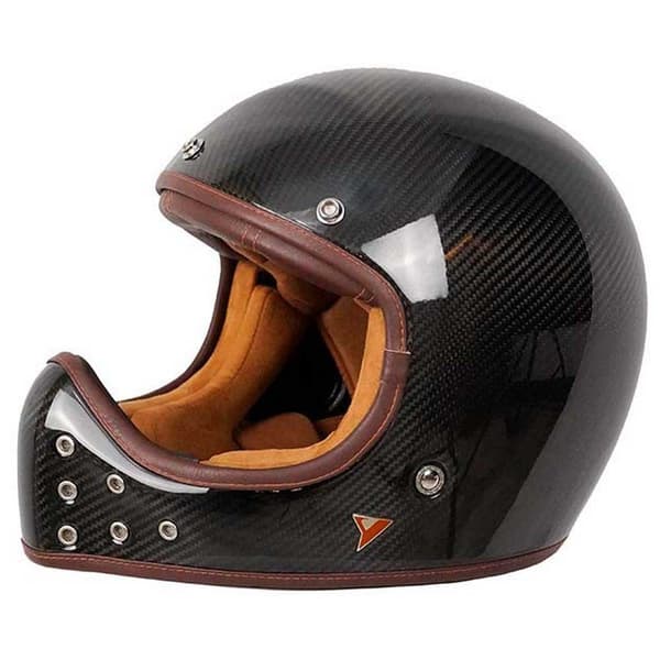By City The Rock Carbon R.22.06 Fullface-hjelm Sort S