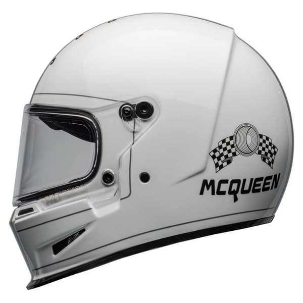 Bell Eliminator Steve Mcqueen Fullface-hjelm Hvid L