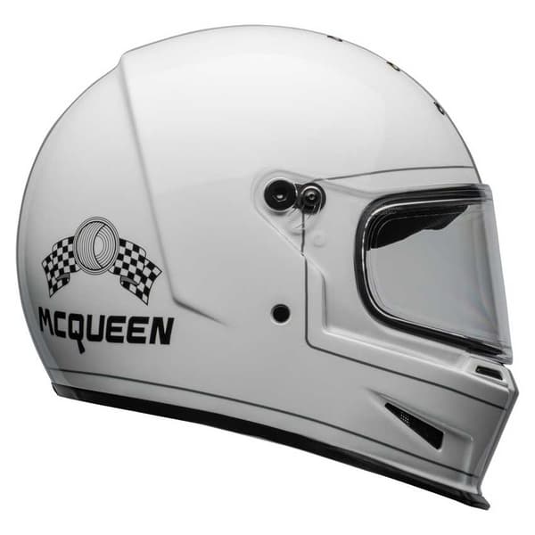 Bell Eliminator Steve Mcqueen Fullface-hjelm Hvid L