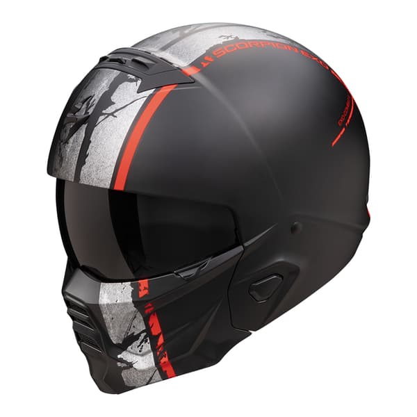 Scorpion Exo-combat Ii Lord Konvertibel Hjelm Sort S
