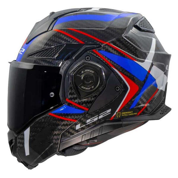 Ls2 Ff901 Advant X Carbon Future Ii Modulär Hjälm Flerfärgad XL