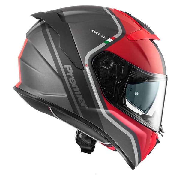 Premier Helmets 23 Devil Ph17bm 22.06 Fullface-hjelm Rød,Grå S