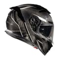 Miniatyrbillede 4 af 4: Premier Helmets 23 Devil Carbon St8 22.06 Fullface-hjelm Sort XL