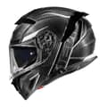 Miniatyrbillede 1 af 4: Premier Helmets 23 Devil Carbon St8 22.06 Fullface-hjelm Sort XL