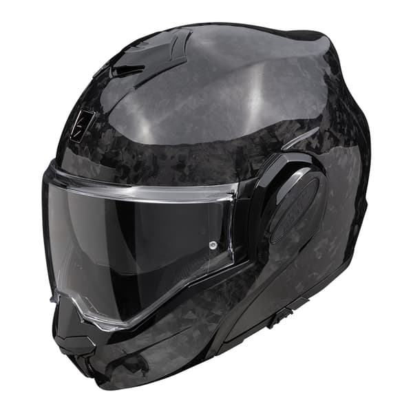 Scorpion Exo-tech Evo Carbon Onyx Modulär Hjälm Svart M