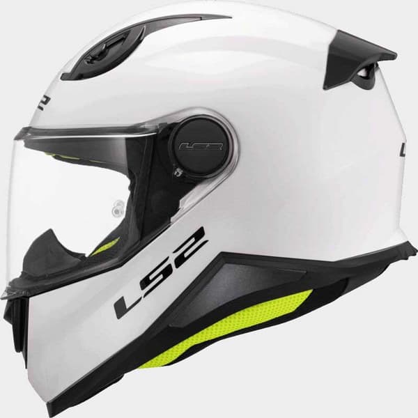 Ls2 Ff812 Kid Solid Fullface-hjälm Vit S