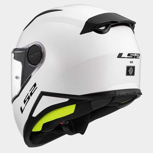 Ls2 Ff812 Kid Solid Fullface-hjälm Vit S