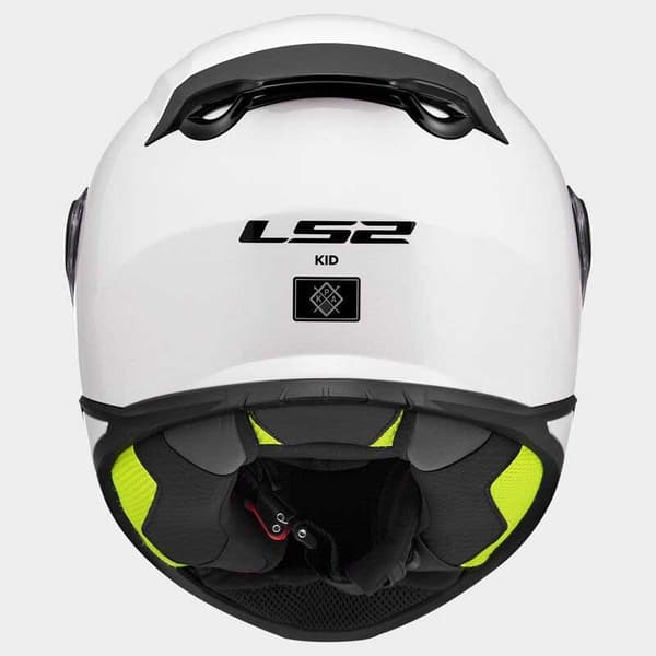 Ls2 Ff812 Kid Solid Fullface-hjälm Vit S
