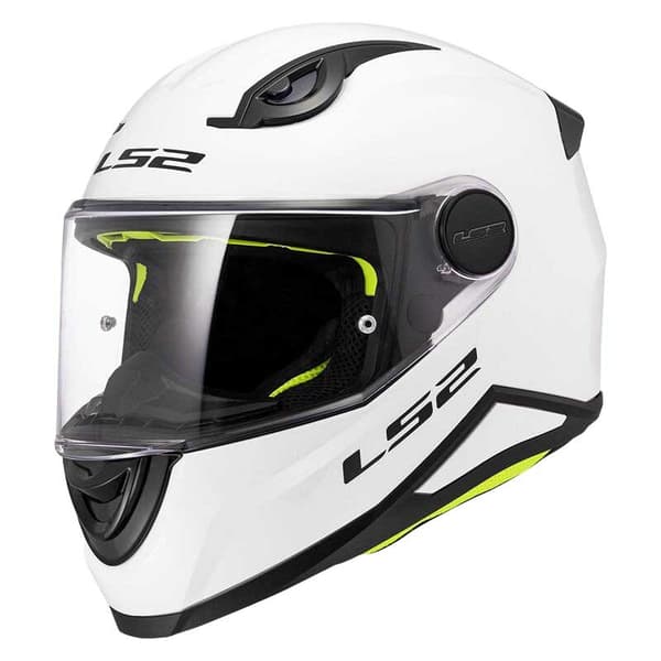 Ls2 Ff812 Kid Solid Fullface-hjälm Vit S