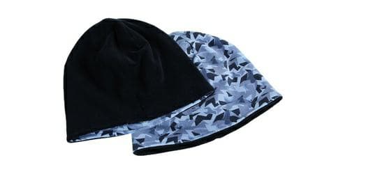 BETA DUBBELSIDIG VINTERHATT, CAMO/SVART