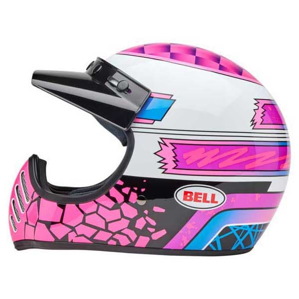 Bell Moto 3 Deathspray Offroadhjelm Rosa M