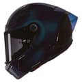 Miniatyrbild 3 av 3: Nolan X-804 Rs Ultra Carbon Liquido Fullface-hjälm Blå M