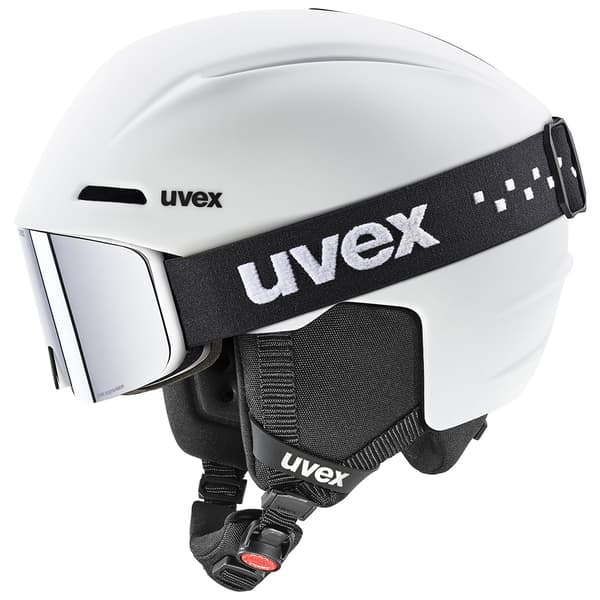 Uvex Viti Set Hjelm Med Visir Sort 51-55 cm / Mirror Green Supravision Yellow Clear/CAT2