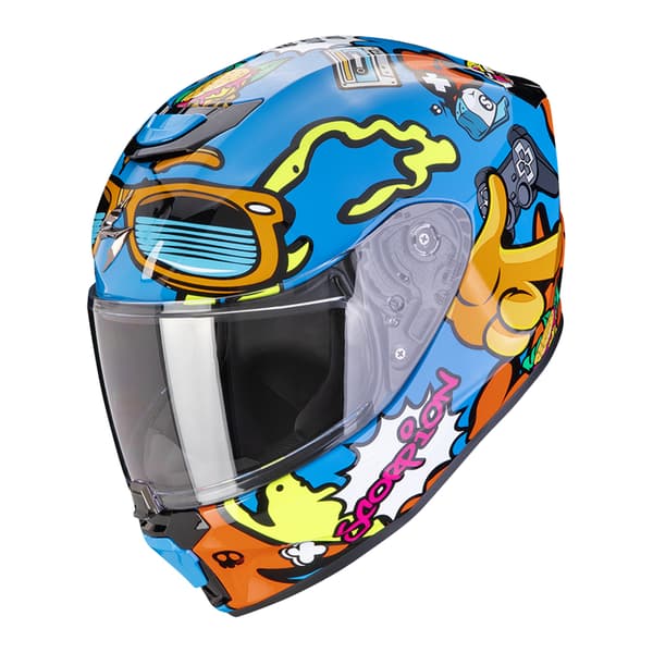 Scorpion Exo-jnr Air Fun Junior Fullface-hjälm Blå M