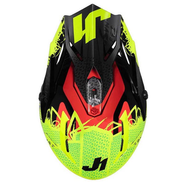 Just1 J38 Mask Offroadhjälm Gul,Svart XS