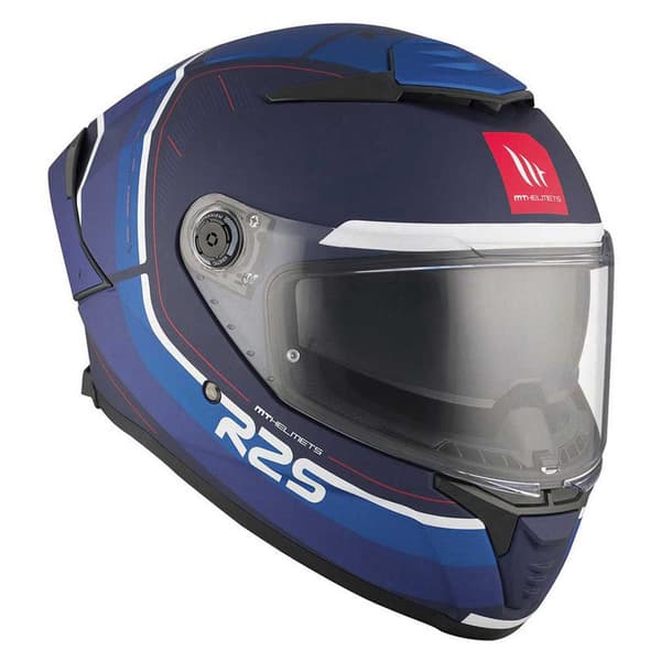Mt Helmets Thunder 4 Sv R25 Fullface-hjälm Blå S