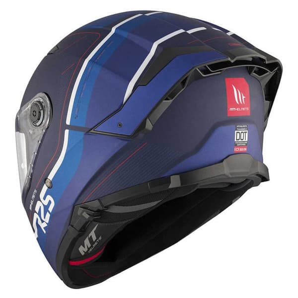 Mt Helmets Thunder 4 Sv R25 Fullface-hjälm Blå S