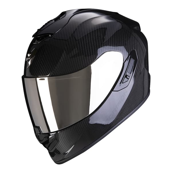 Scorpion Exo-1400 Evo Ii Carbon Air Solid Fullface-hjälm Svart M